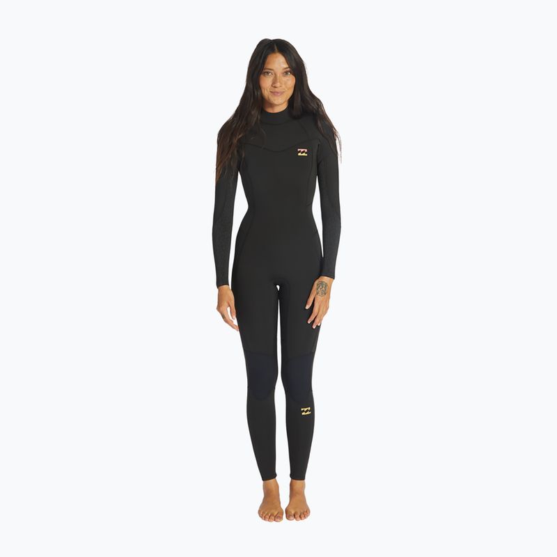 Damen Billabong 5/4 Synergy BZ Full wild schwarzer Neoprenanzug 5