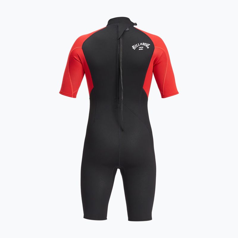 Neoprenanzug für Männer Billabong 2/2 Intruder BZ SS Spring red 2