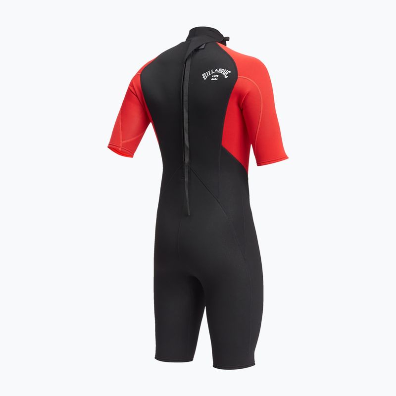 Neoprenanzug für Männer Billabong 2/2 Intruder BZ SS Spring red 5