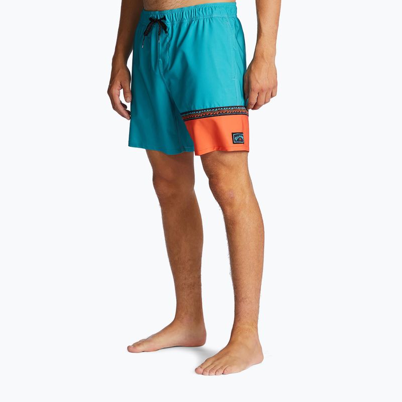 Badeshorts für Männer Billabong Burleigh Layback aqua