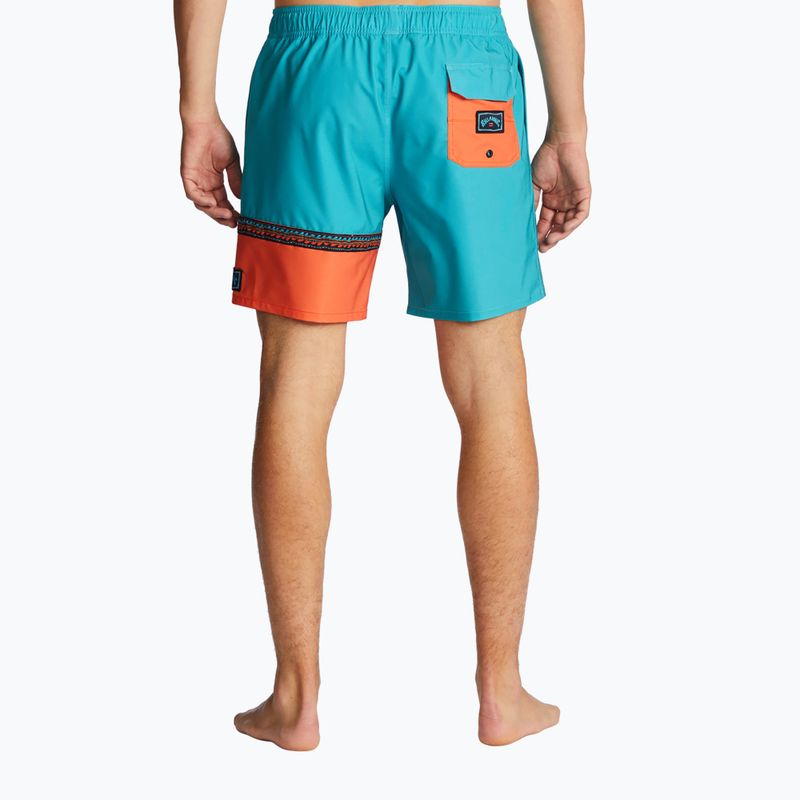 Badeshorts für Männer Billabong Burleigh Layback aqua