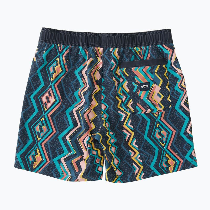Badeshorts für Männer Billabong Sundays Layback blue haze 2