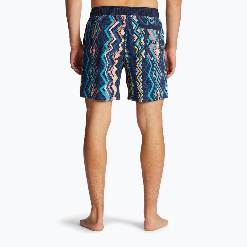 Badeshorts für Männer Billabong Sundays Layback blue haze