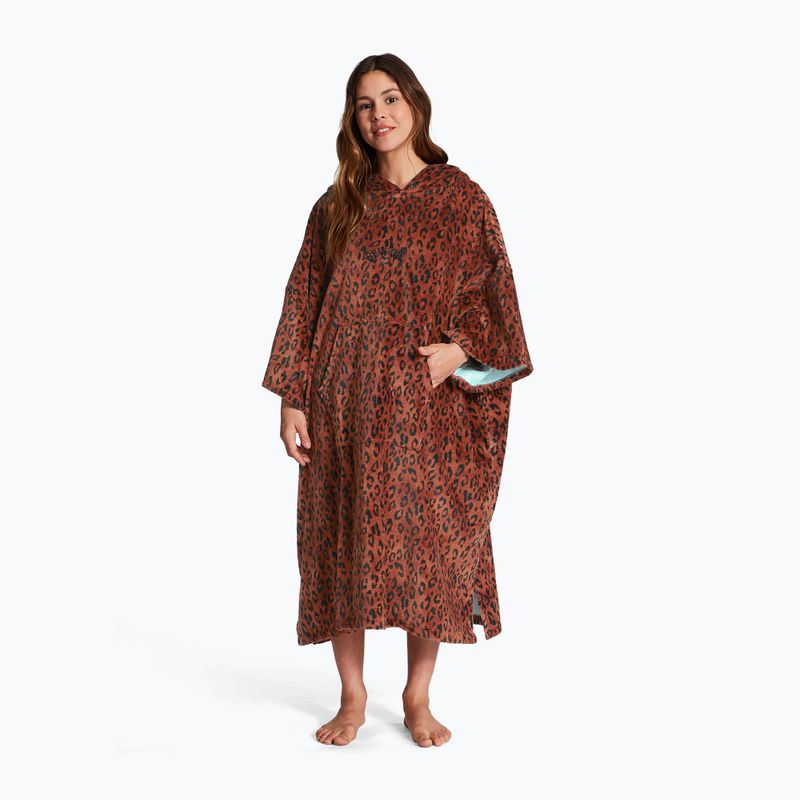 Ponchos für Frauen Billabong Womens Hooded Towel spotted