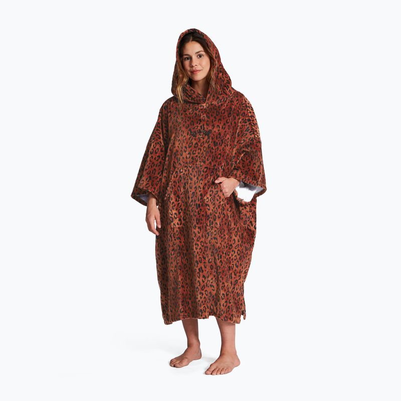 Ponchos für Frauen Billabong Womens Hooded Towel spotted 3