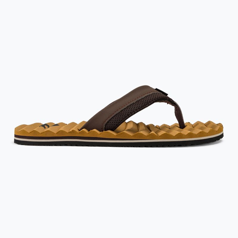 Herren Billabong Dunes Impact Flip Flops camel 2