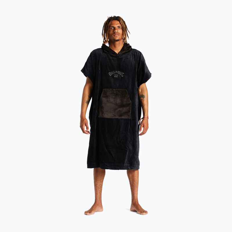 Ponchos für Männer Billabong Mens Hooded Towel black