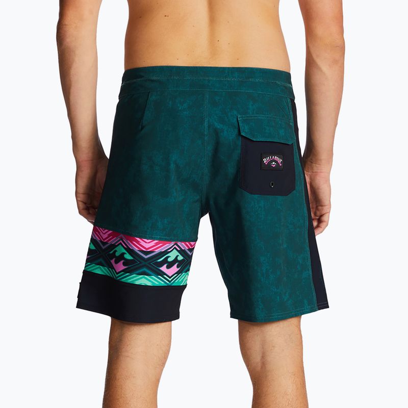 Badeshorts für Männer Billabong Burleigh Pro forest