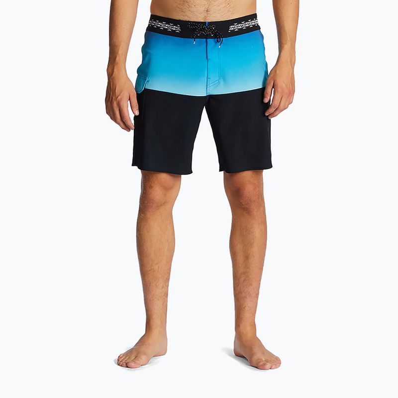 Badeshorts für Männer Billabong Fifty50 Pro neon blue