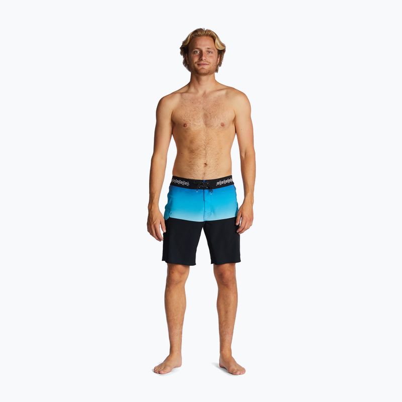 Badeshorts für Männer Billabong Fifty50 Pro neon blue