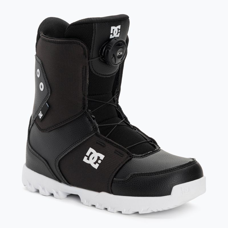 Kinder Snowboardschuhe DC Youth Scout schwarz/weiß