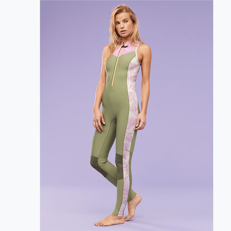 ROXY 1,5 mm Long John Damen Neoprenanzug hellgrau 9