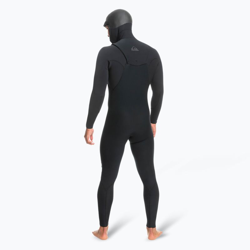 Neoprenanzug Herren Quiksilver Highline 5/4/3 Chest Zip Hooded black 3