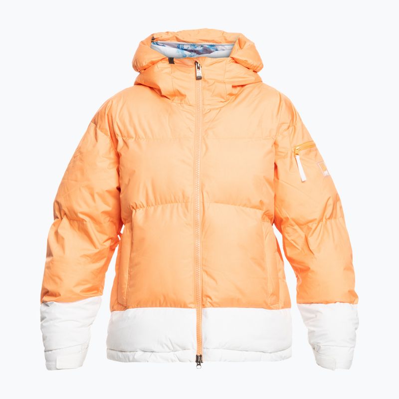 Damen Snowboardjacke ROXY Chloe Kim Puffy mock orange 4