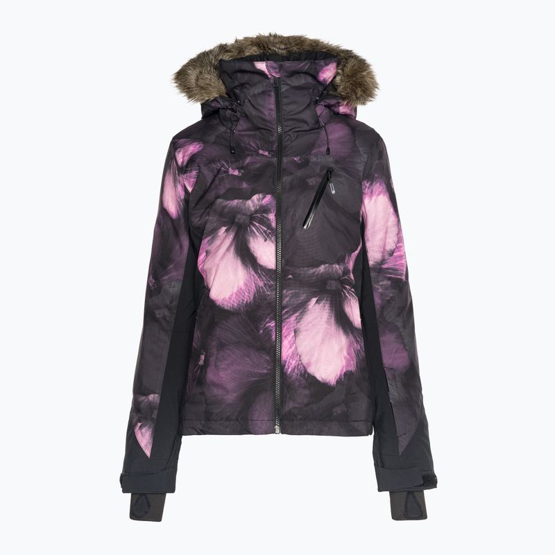 Damen ROXY Jet Ski Premium true black pansy Snowboardjacke 3