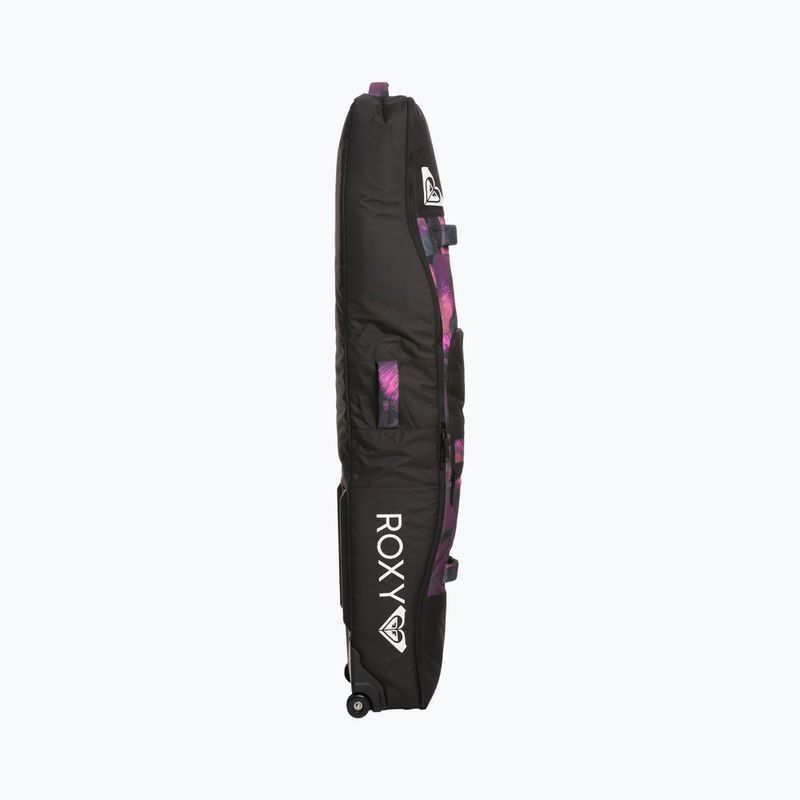 ROXY Vermont Wheelie Board Abdeckung echte schwarze Stiefmütterchen Stiefmütterchen 2
