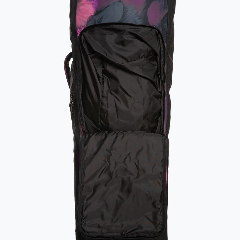 ROXY Vermont Wheelie Board Abdeckung echte schwarze Stiefmütterchen Stiefmütterchen 4