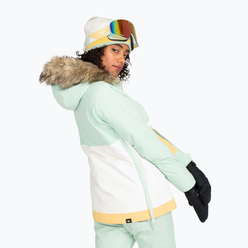Damen Snowboardjacke ROXY Shelter Kamee grün 3