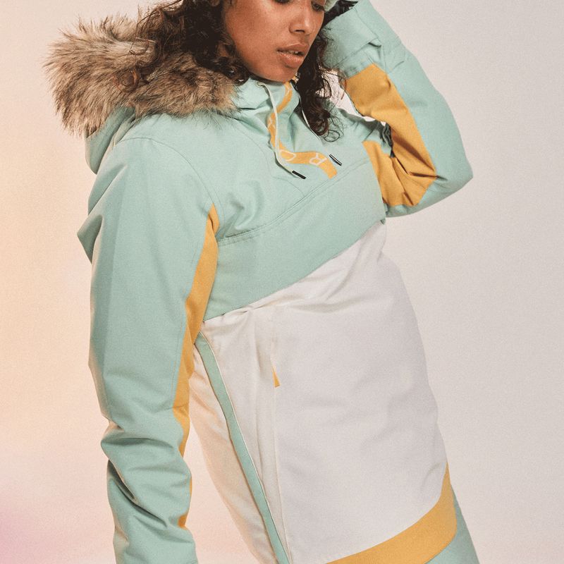 Damen Snowboardjacke ROXY Shelter Kamee grün 15