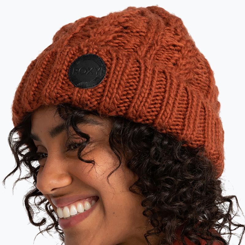 Damen Snowboardmütze ROXY Tram Beanie KVJ0 Paprika geräuchert 7