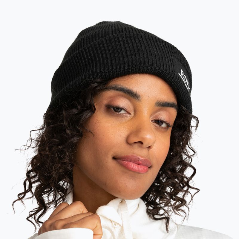 Damen Snowboardmütze ROXY Folker Beanie true black