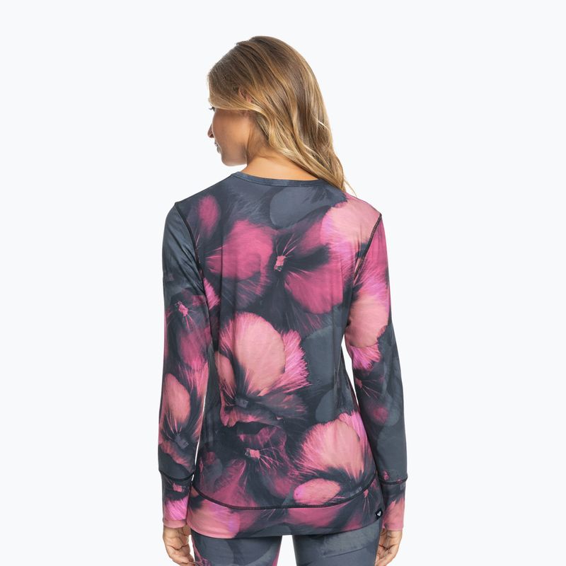 Damen Thermoaktivshirt ROXY Daybreak Top true black pansy pansy 2