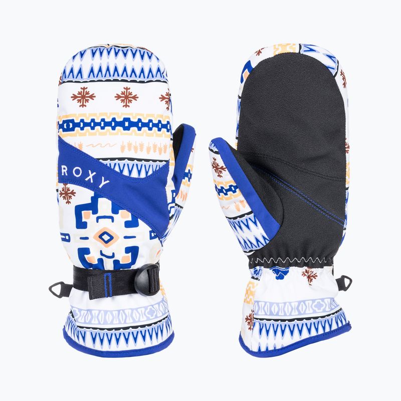 Damen Snowboard Handschuhe ROXY Jetty Mitt hell weiß chandall