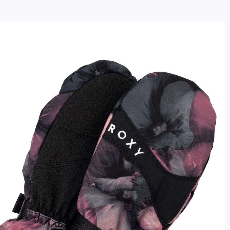Kinder Snowboard Handschuhe ROXY Jetty Mitt Girl true black pansy rg