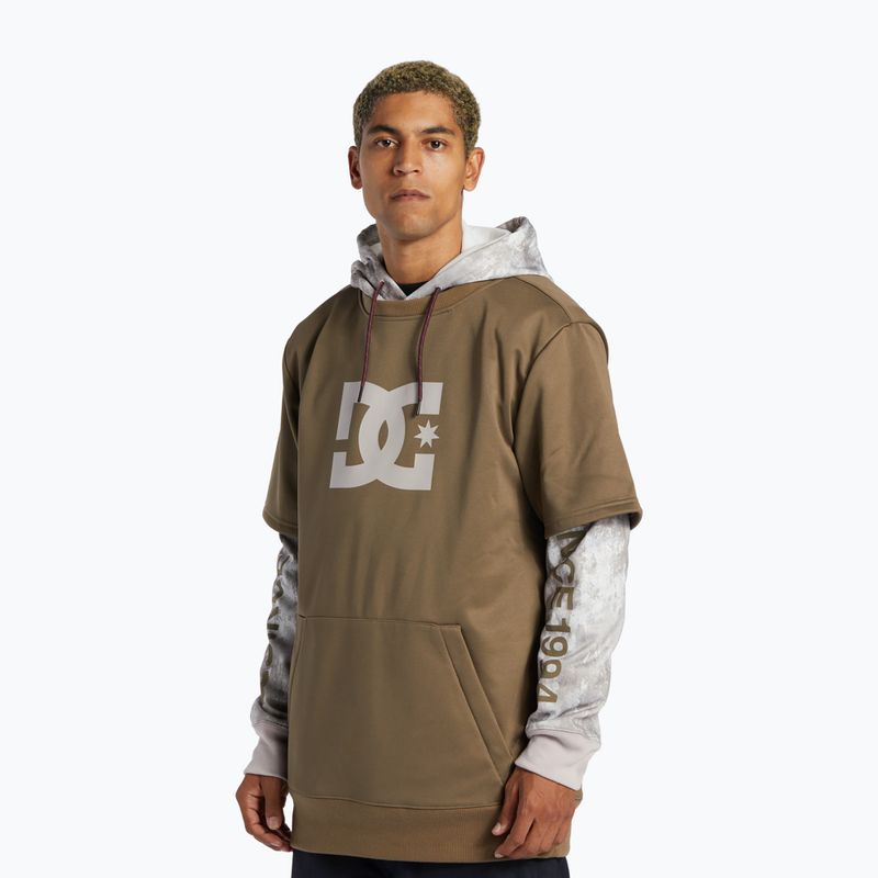 Herren DC Dryden Sandstein Snowboard Sweatshirt