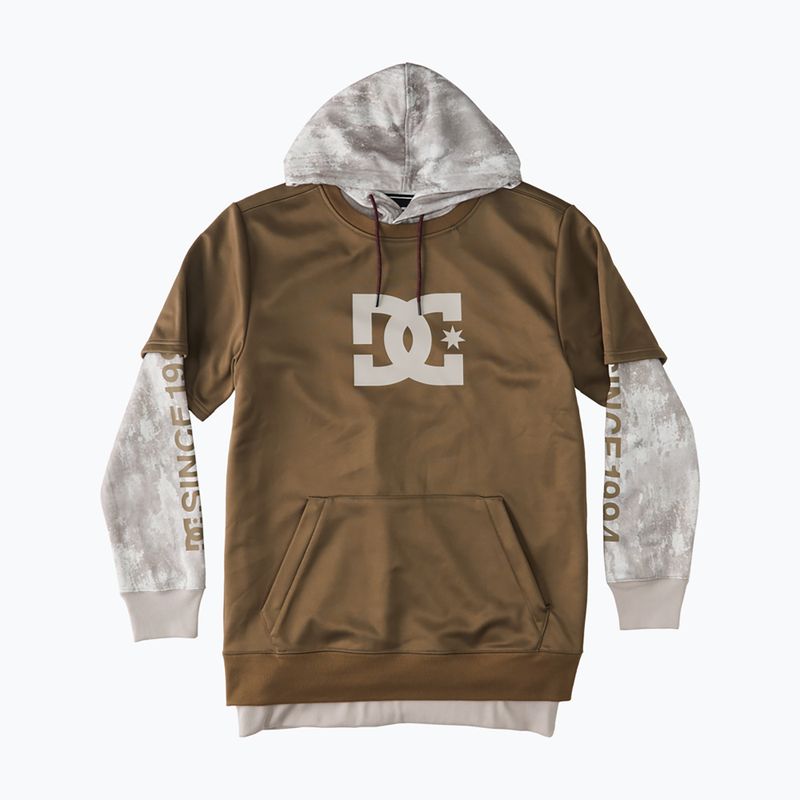 Herren DC Dryden Sandstein Snowboard Sweatshirt 8