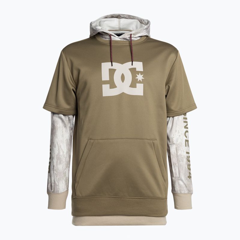 Herren DC Dryden Sandstein Snowboard Sweatshirt 6