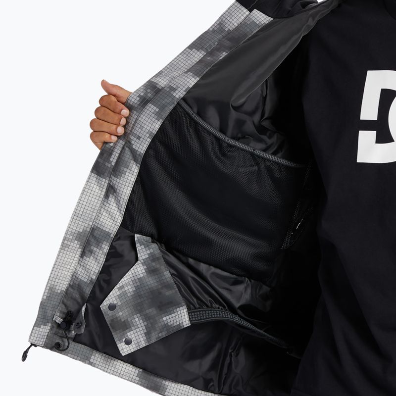 Herren DC Basis Print Cloud Cover Snowboard Jacke 7
