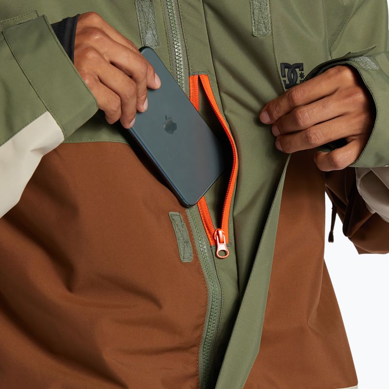 Herren DC Defy vierblättrige Kleeblatt Snowboardjacke 3