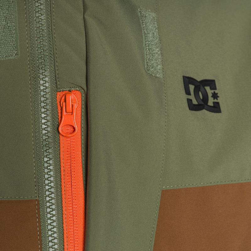 Herren DC Defy vierblättrige Kleeblatt Snowboardjacke 10