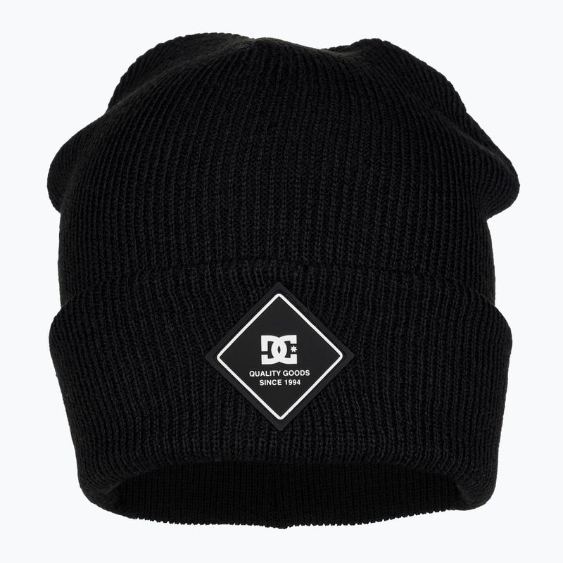 Herren Wintermütze DC Label schwarz 2