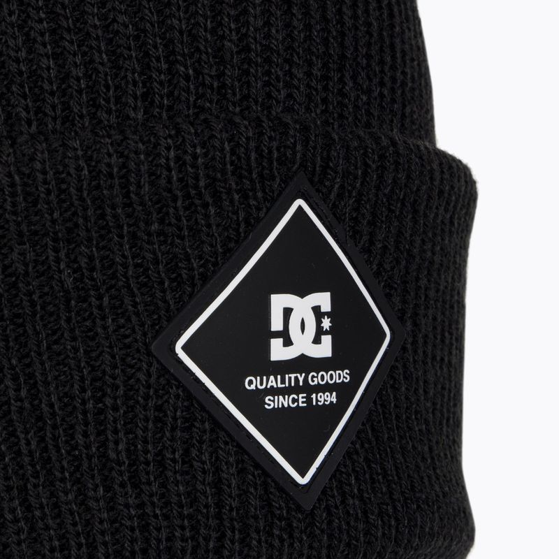 Herren Wintermütze DC Label schwarz 4