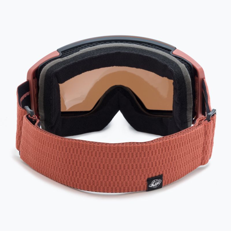 Quiksilver Greenwood S3 schwarz Redwood / clux gold mi Snowboardbrille 2