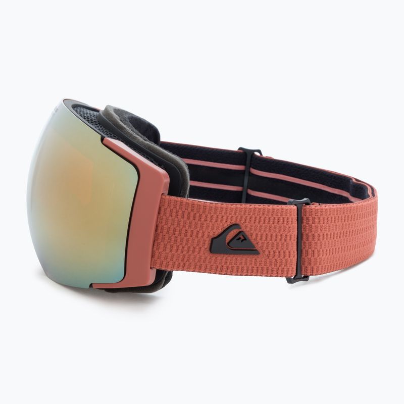 Quiksilver Greenwood S3 schwarz Redwood / clux gold mi Snowboardbrille 4