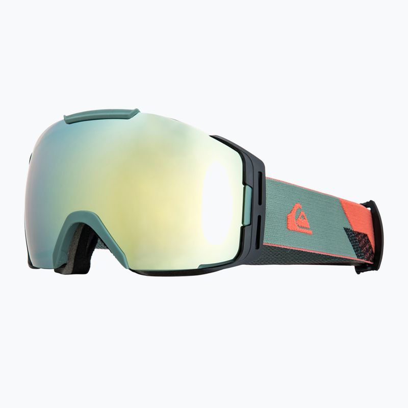 Snowboardbrille Quiksilver Discovery laurel wreath/gold 5