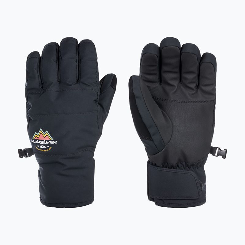Herren Quiksilver Cross Snowboard Handschuhe true black 6