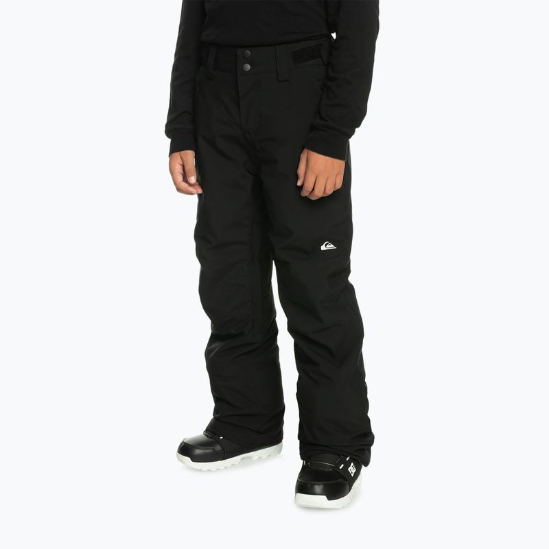 Quiksilver Estate Youth Kinder Snowboardhose true black 2