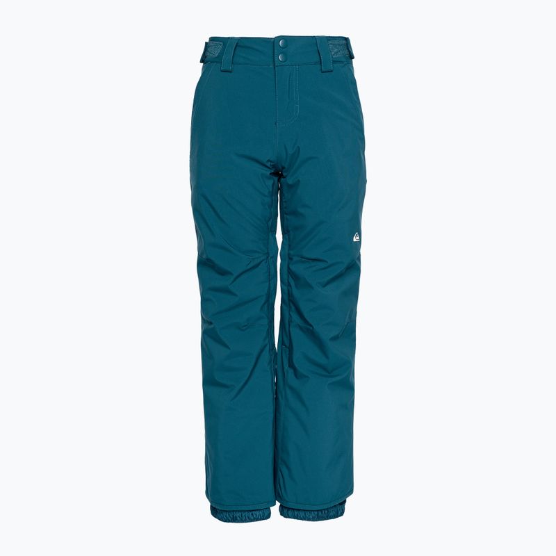 Quiksilver Estate Jugend Majolika blau Kinder Snowboard Hose 7