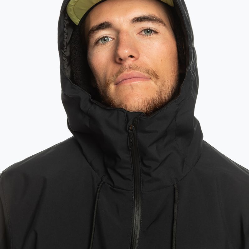 Men's Quiksilver High In The Hood Snowboard Jacke true black 4
