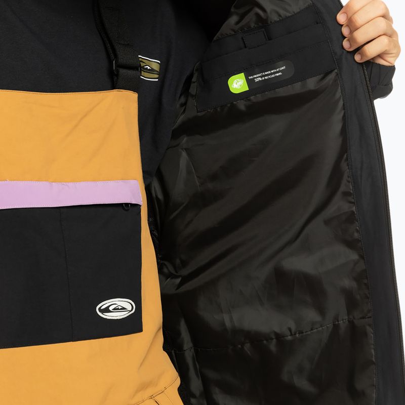 Men's Quiksilver High In The Hood Snowboard Jacke true black 10