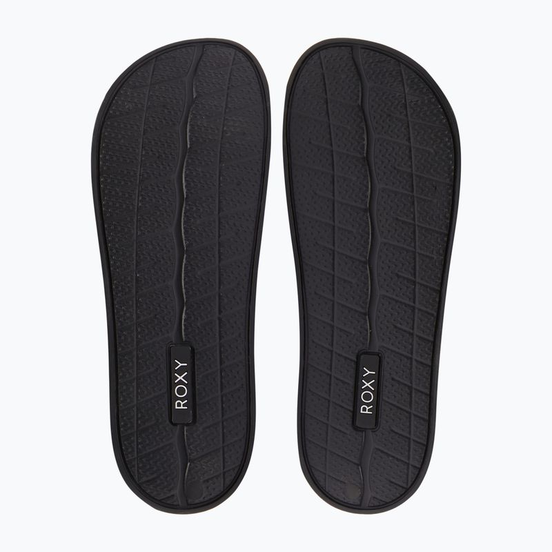 Damen-Flip-Flops ROXY Slippy Knit schwarz 3