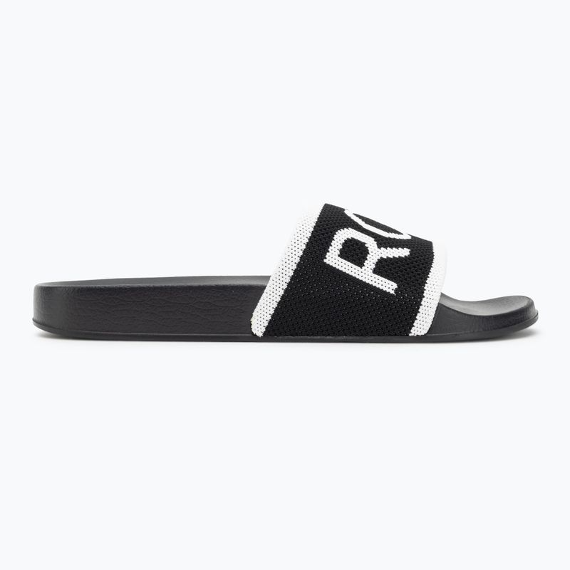 Damen-Flip-Flops ROXY Slippy Knit schwarz 2