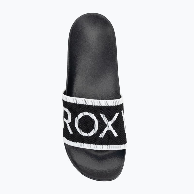 Damen-Flip-Flops ROXY Slippy Knit schwarz 5