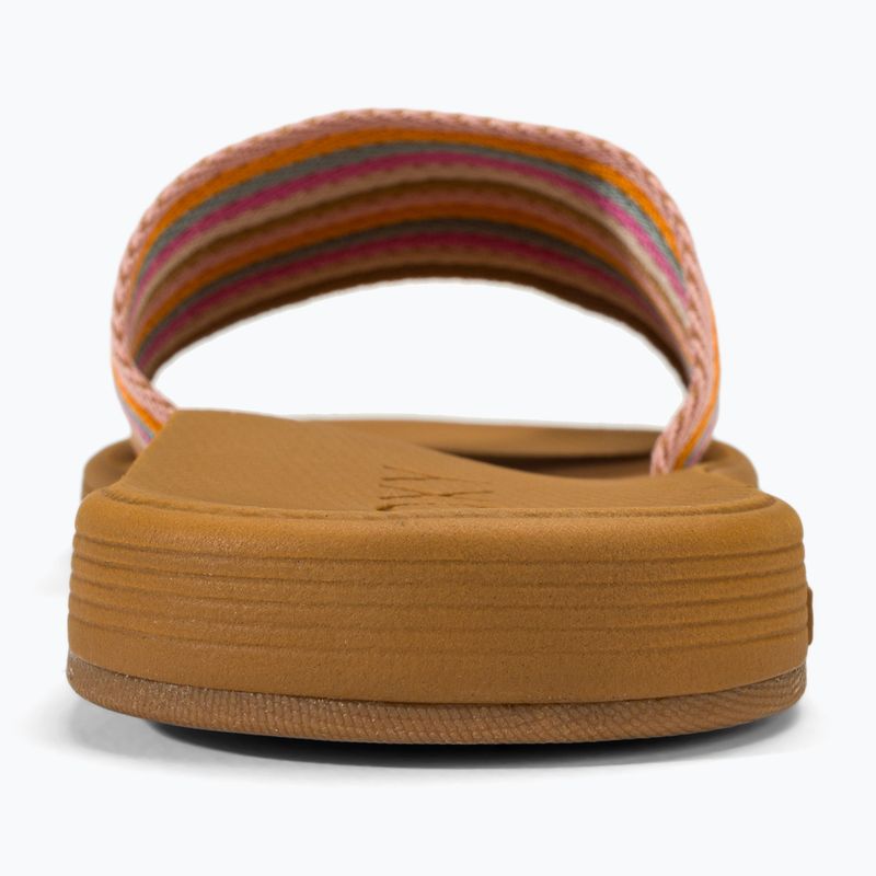 ROXY Beachie Breeze Damen-Flip-Flops hellbraun/rosa 6