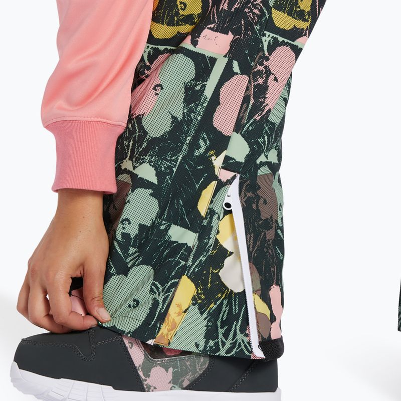 Damen-Snowboardhose DC AW Valiant in Blüte 7