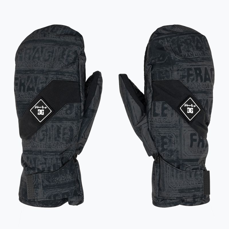 Herren Snowboard Handschuhe DC AW Franchise Mitten schwarz zerbrechlich 3